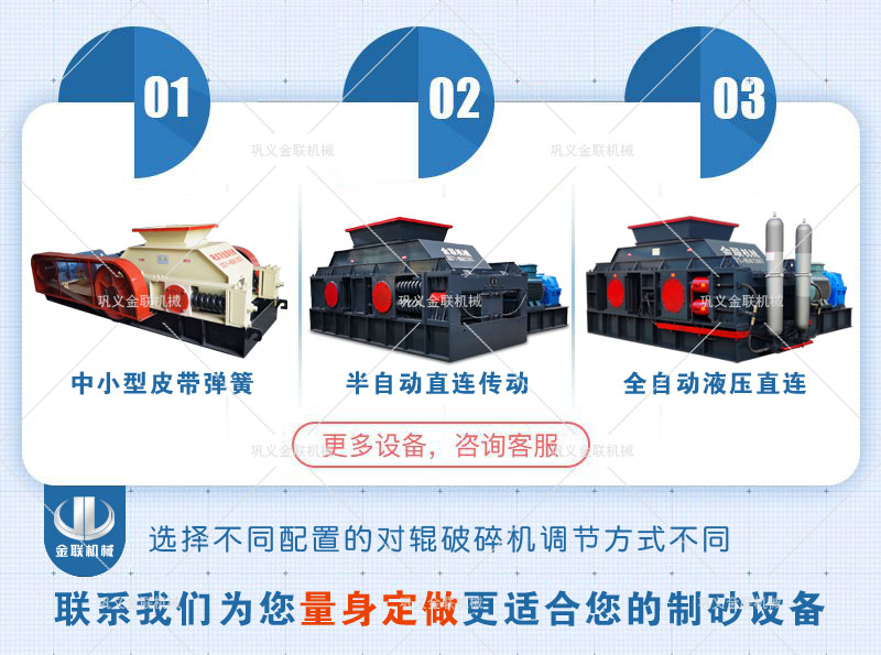 液壓對輥制砂機型號參數(shù)、市場價位多少？